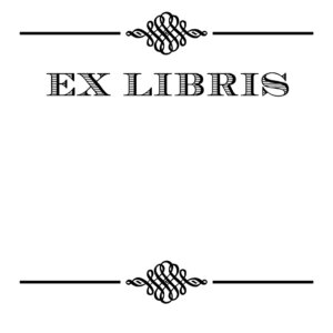 Three Designing Women Mix and Match Book Ex Libris Stamp