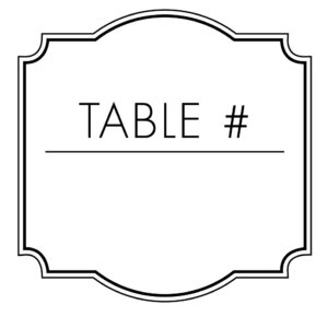 Three Designing Women Mix and Match Bridal Bliss Table Stamp