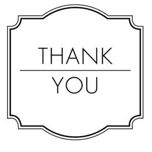 Three Designing Women Mix and Match Bridal Bliss Thank You Stamp