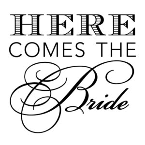 Three Designing Women Mix and Match Bridal Here Comes Stamp