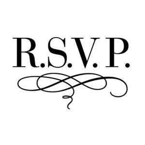 Three Designing Women Mix and Match Bridal Luxe RSVP Stamp