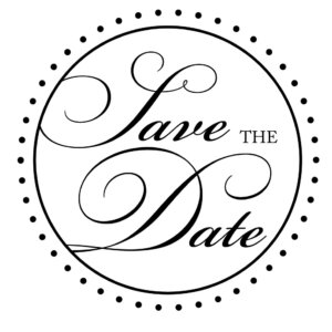 Three Designing Women Mix and Match Bridal Save the Date Stamp