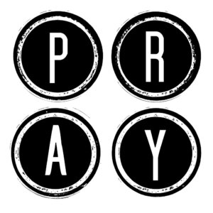 Three Designing Women Mix and Match Christian Pray Stamp