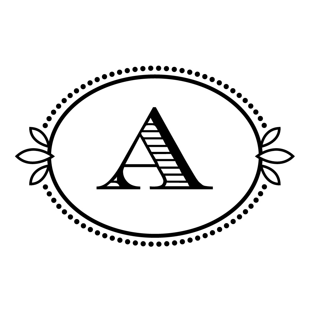 Mix & Match Monogram A-Z Cash Stamp Three Designing Women Mix and Match Monogram Cash Stamp