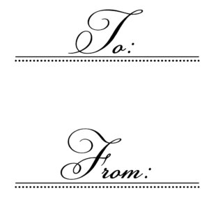 Three Designing Women Mix and Match Salutations Lines To From