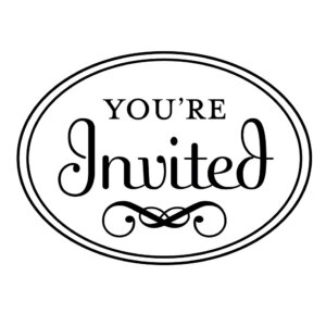 Three Designing Women Mix and Match Salutations Party Invited