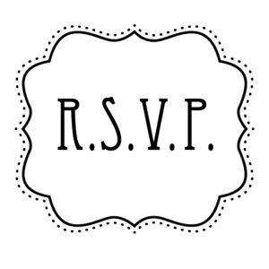 Three Designing Women Mix and Match Salutations Scallop RSVP