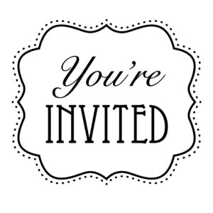 Three Designing Women Mix and Match Salutations Scallop Your Invited