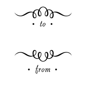 Three Designing Women Mix and Match Salutations Swirl To From