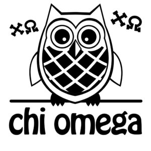 Three Designing Women Mix and Match Sorority Chi Omega Symbol